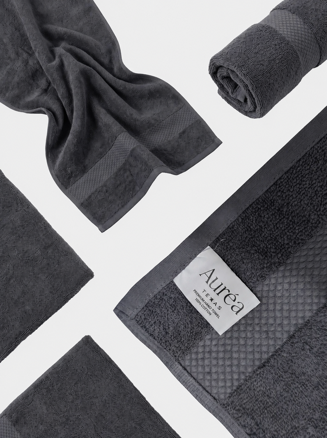 Premium Urban Charcoal Hand Towel – 3 lb (16 x 27) | 10 Dozen Case
