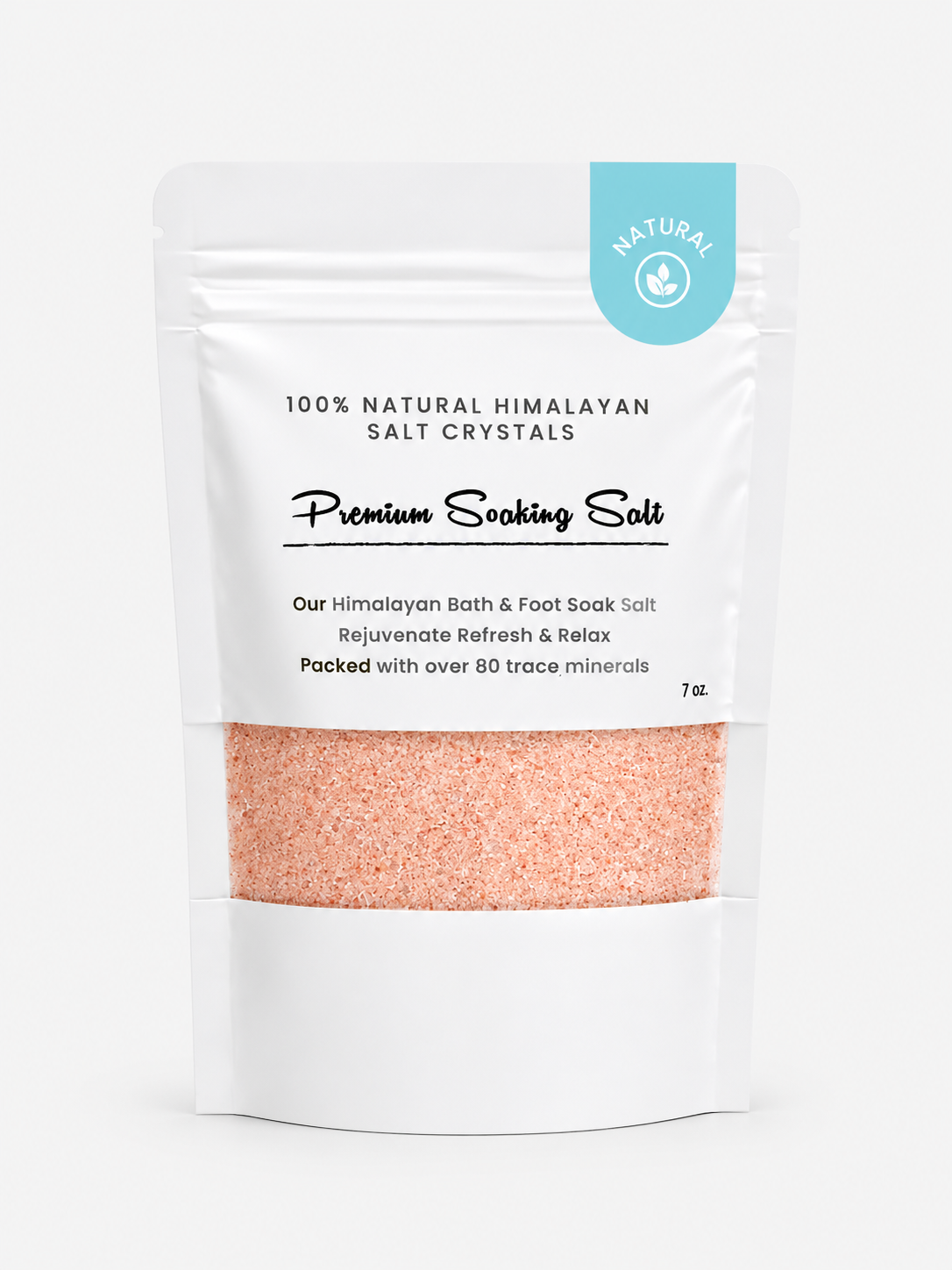 Premium Natural Himalayan Bath Salt Sand – 7 oz 48 Pouches/Case