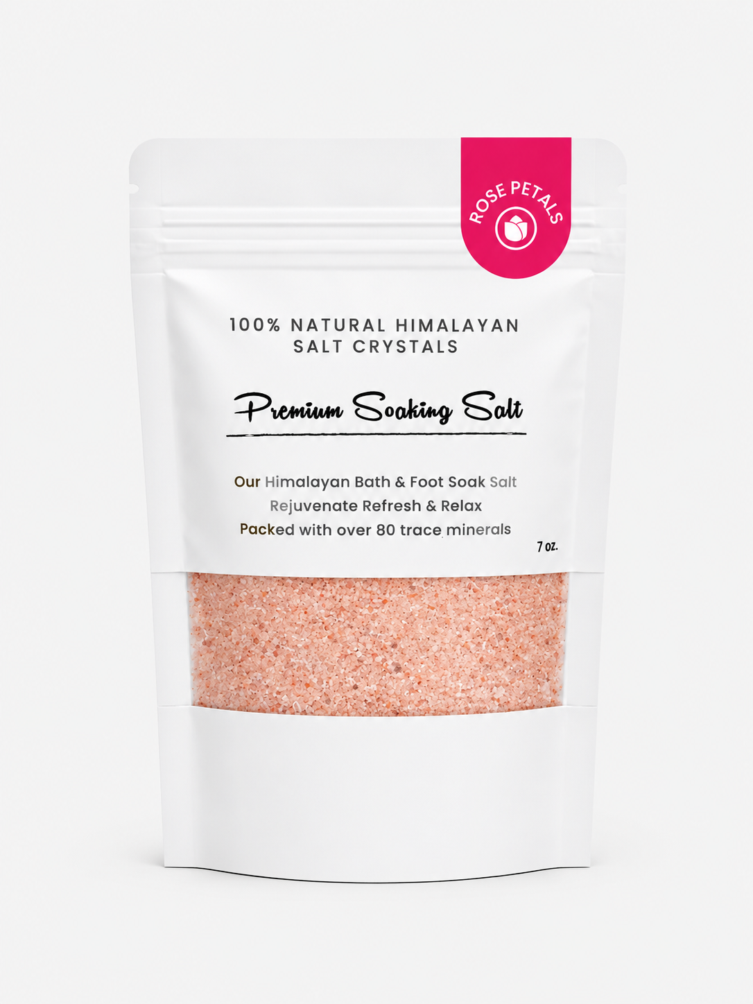 Premium Natural Himalayan Bath Salt Sand – 7 oz 48 Pouches/Case