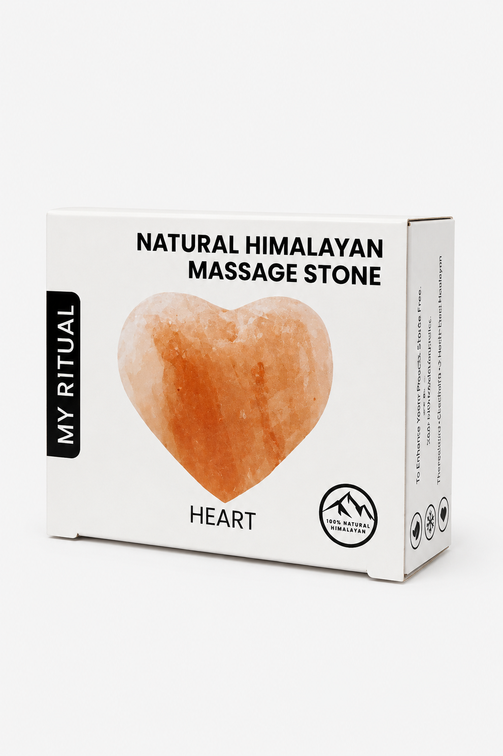 Himalayan Heart Massage Stones — Wholesale 1 Pcs/Box, 10 Pcs Case