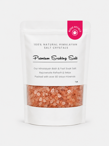 Premium Natural Himalayan Bath Salt Crystals – 1 lb 24 Pouches/Case