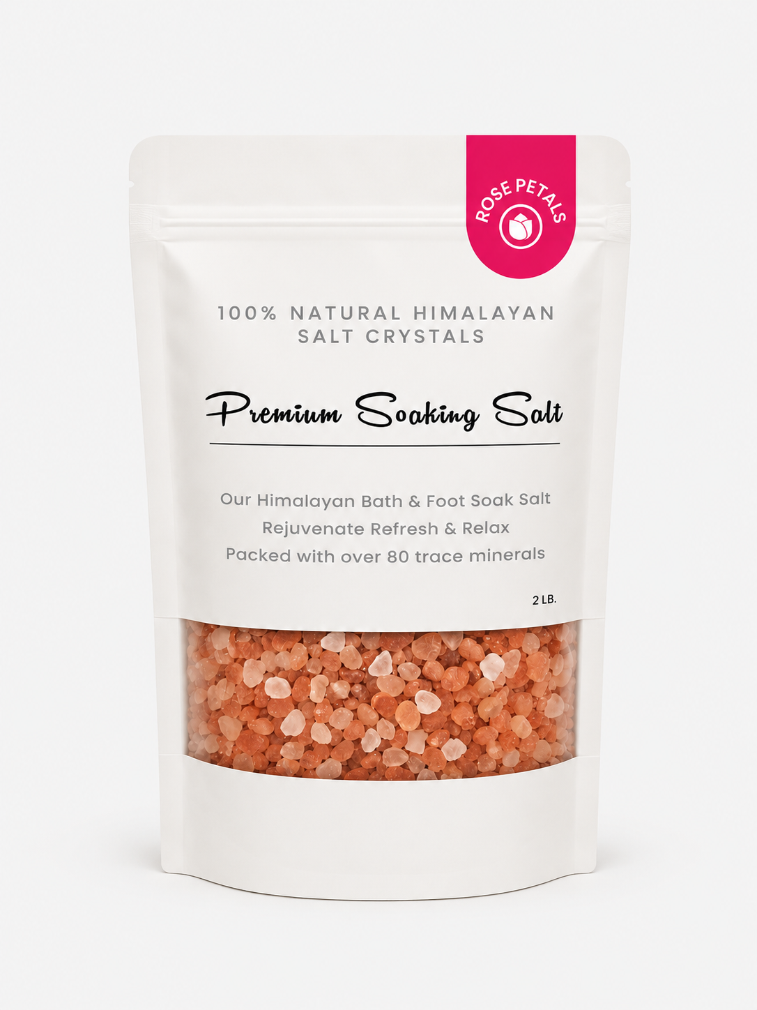 2 lb Himalayan Bath Salt Crystals — Case of 12