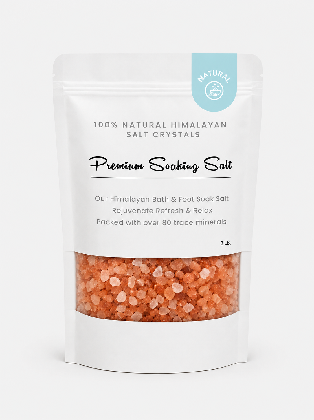 2 lb Himalayan Bath Salt Crystals — Case of 12