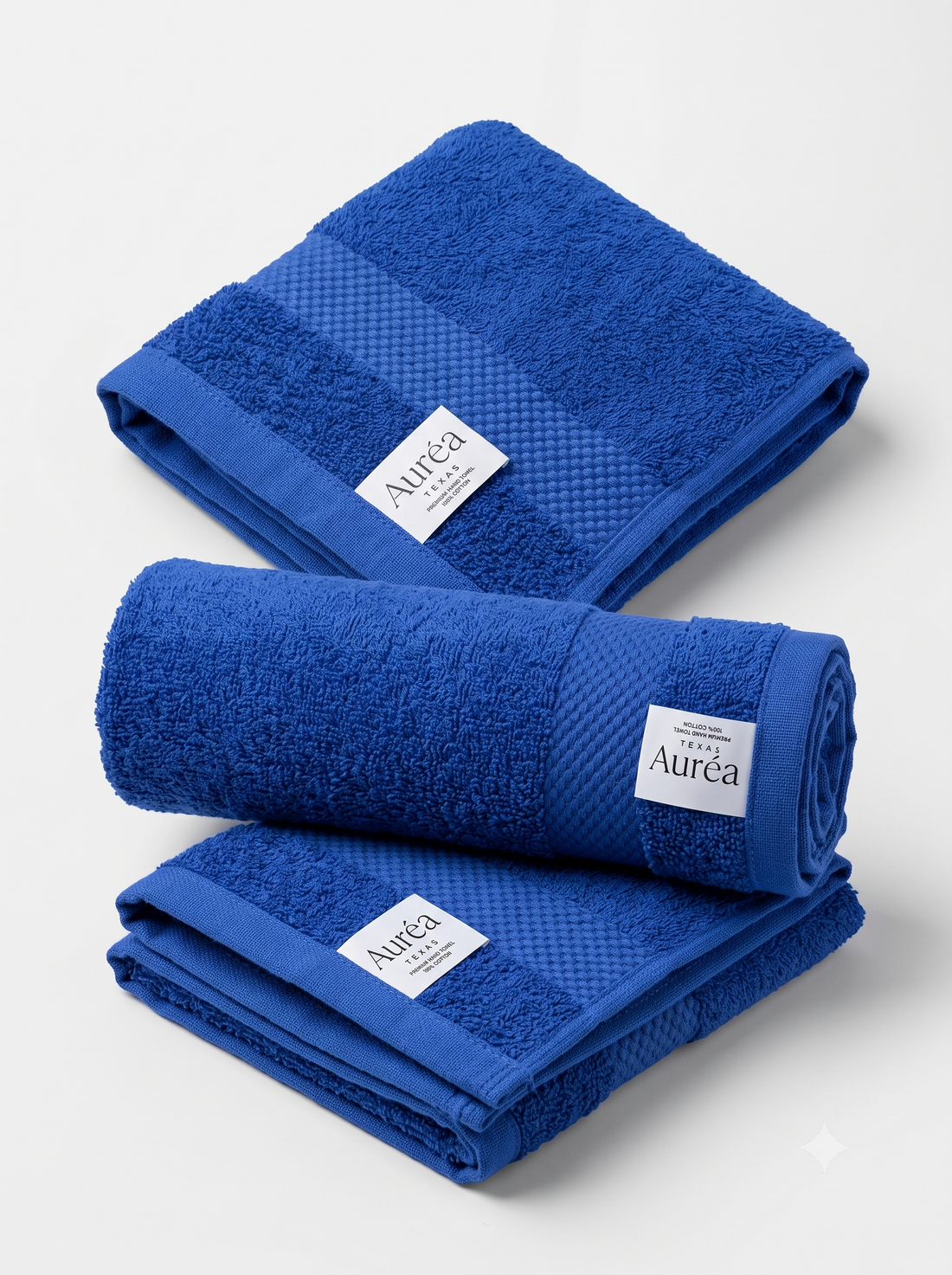Premium Deep Sapphire Blue Hand Towel – 3.5 lb (16 x 29) | 10 Dozen Case