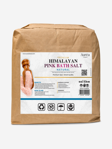 Premium Himalayan Pink Bath Salt – 55 lb Bag